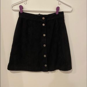 h&m vintage black skirt